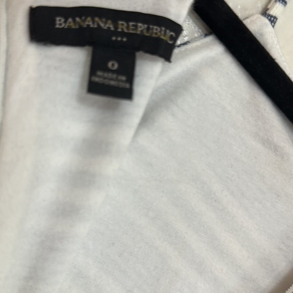 NWOT Banana Republic striped blue and white midi dress - Picture 5 of 6